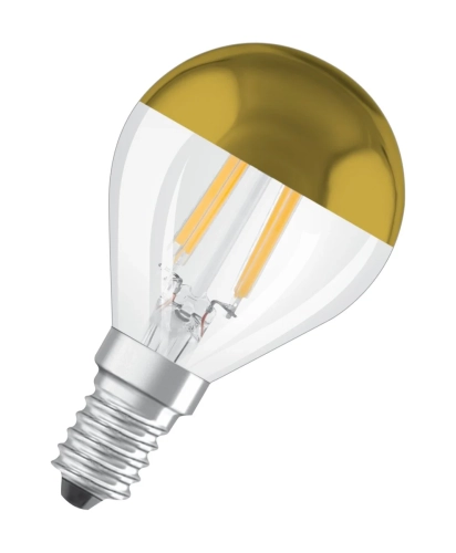 Przejdź do produktu Żarówka E14 Mirror Gold 4W 2700 K OSRAM LED