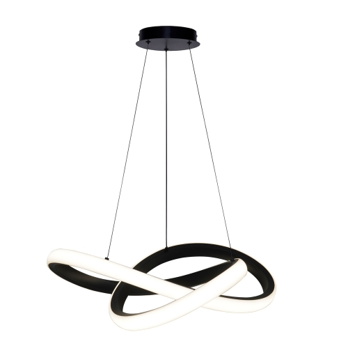 Przejdź do produktu Lampa sufitowa, wisząca SPLOT LED CCT czarna