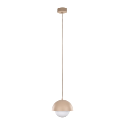 Przejdź do produktu Lampa wisząca BONO SABIA metalowa z białą kulą