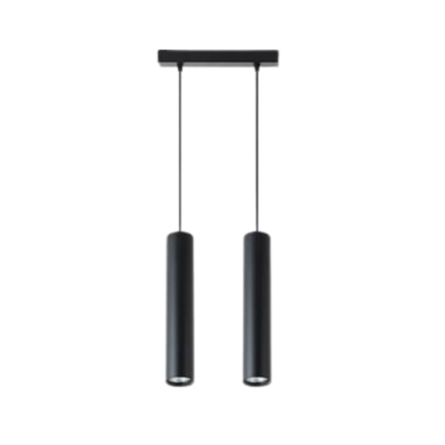 Przejdź do produktu Lampa wisząca KOEN 2 czarna, tuba
