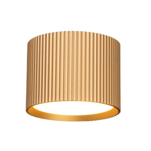 Przejdź do produktu Lampa sufitowa GISELE spot złoty ryflowany Gx53 9480