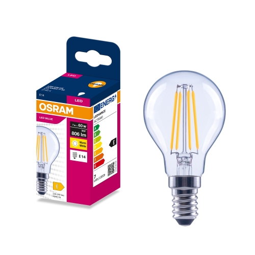 Przejdź do produktu Żarówka E14 7W 2700K Clear LED Classic P 60 Filament