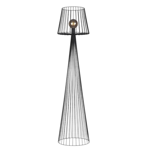 Przejdź do produktu Lampa podłogowa SOUL czarna metalowa