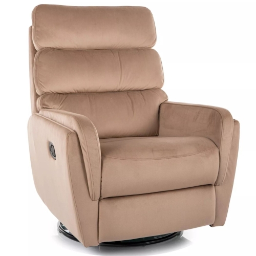 Przejdź do produktu Fotel rozkładany Argos velvet beżowy