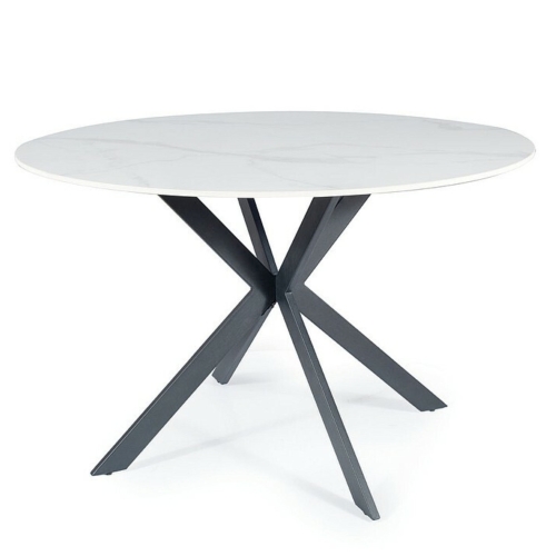 Przejdź do produktu Stół okrągły ceramiczny TALIA 120 cm biały
