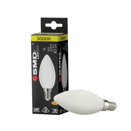 Przejdź do produktu ŻARÓWKA E14 LED biała 6W WW ML C35 ŚWIECZKA 4595