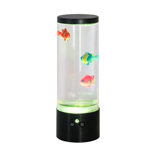 Przejdź do produktu Lampa stołowa z rybkami AQUA 3D czarna 87946