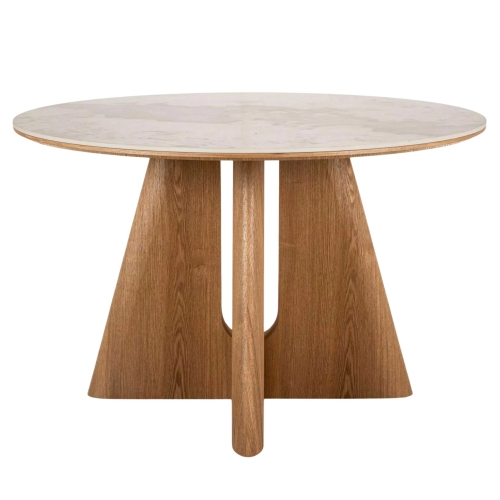 Przejdź do produktu Stół okrągły ceramiczny ALZANO 120 cm do salonu