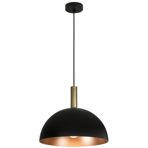 Przejdź do produktu Lampa wisząca LANTA z czarnym kloszem