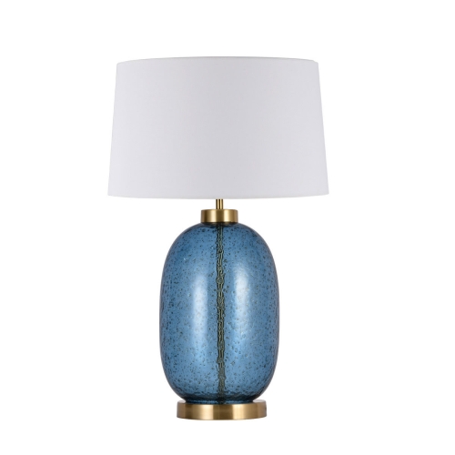 Przejdź do produktu Lampa stołowa AMUR niebieska do salonu