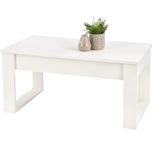 Przejdź do produktu NEA stolik kawowy 110x60x52 cm biały 2 szuflady