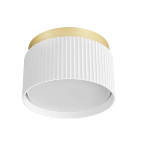Przejdź do produktu Lampa sufitowa LUCIA metalowa z białym kloszem