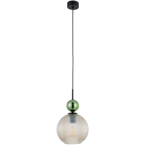 Przejdź do produktu Lampa wisząca SOPHIA BIG szklana z beżowym kloszem