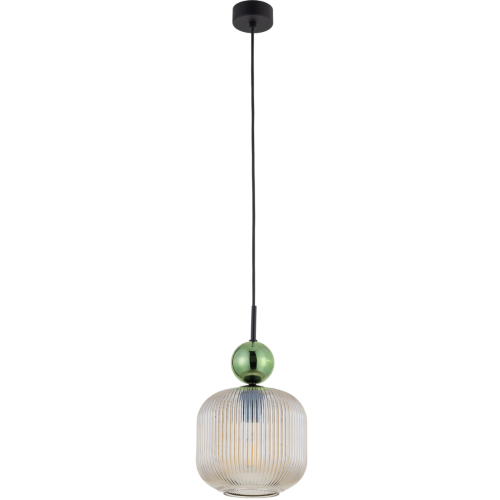 Przejdź do produktu Lampa wisząca SOPHIA BIG szklana z beżowym kloszem