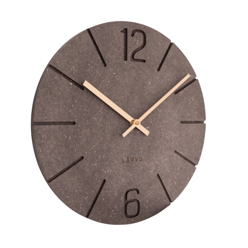 Przejdź do produktu Zegar ścienny NATUR okrągły 34 cm brązowy