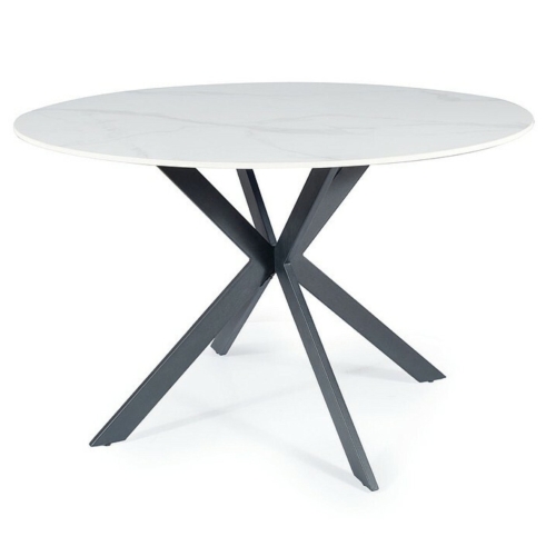 Przejdź do produktu Stół okrągły ceramiczny TALIA 120 cm biały