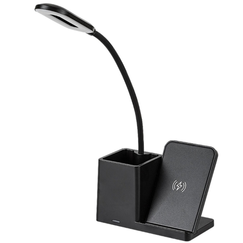 Przejdź do produktu Lampa biurkowa CERIE czarna z białym kloszem