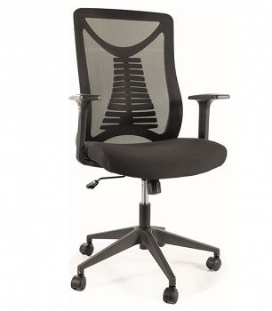 Fotel obrotowy krzesło biurowe Q-330 czarny