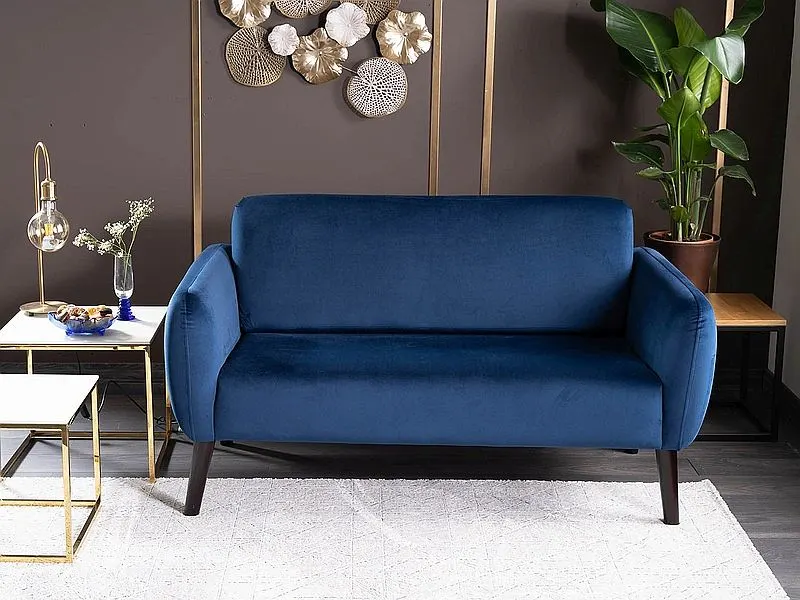Sofa ELSA velvet granatowy