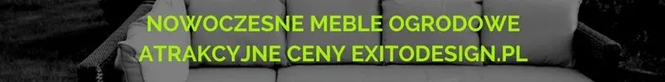 Nowoczesne meble ogrodowe